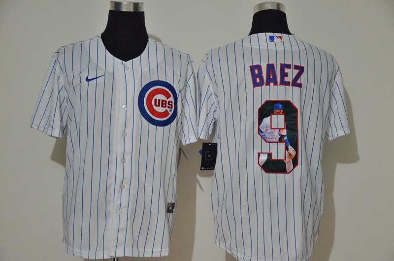 Cubs 9 Javier Baez White Nike Cool Base Player Jersey,We sell and wholesale Cubs 9 Javier Baez White Nike Cool Base Player Jersey on line form chian!